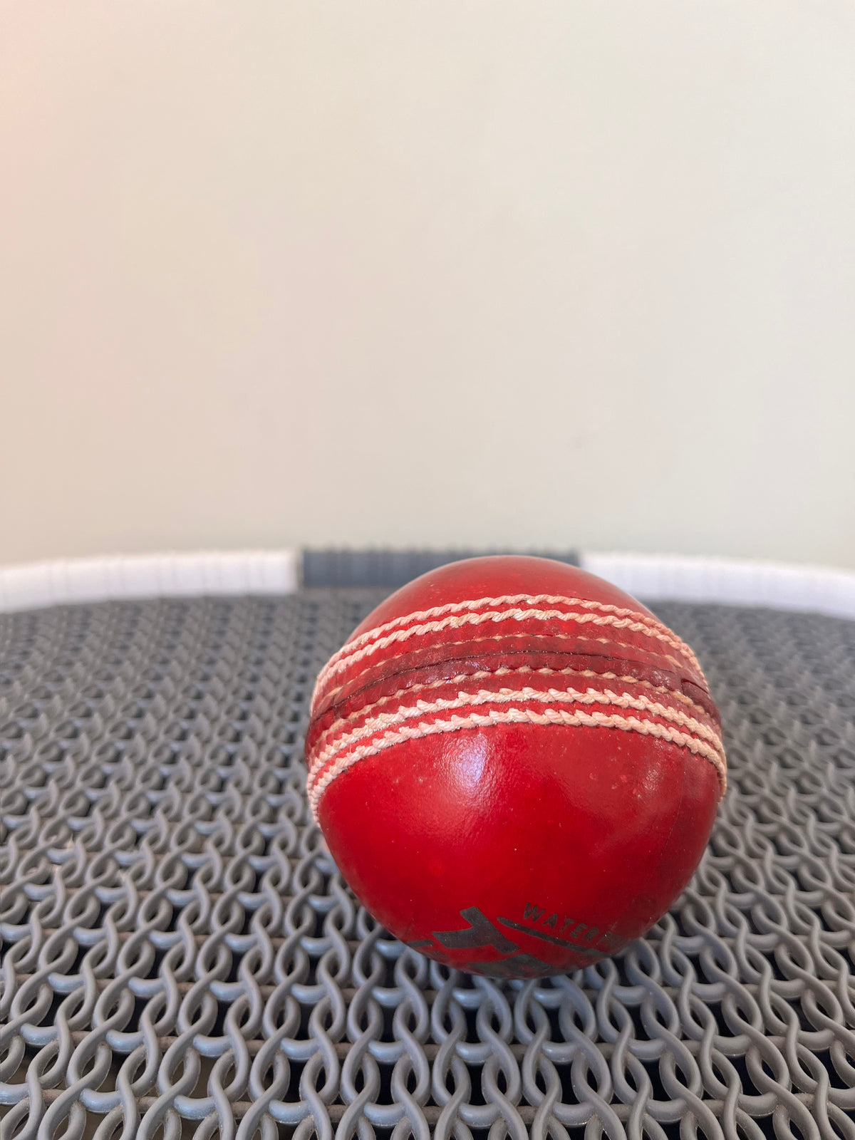 Red Test Leather Ball