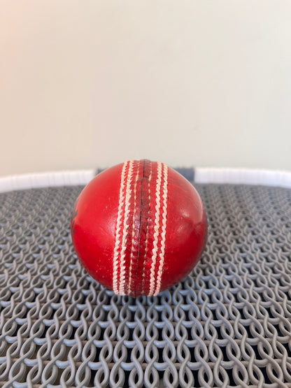 Red Test Leather Ball